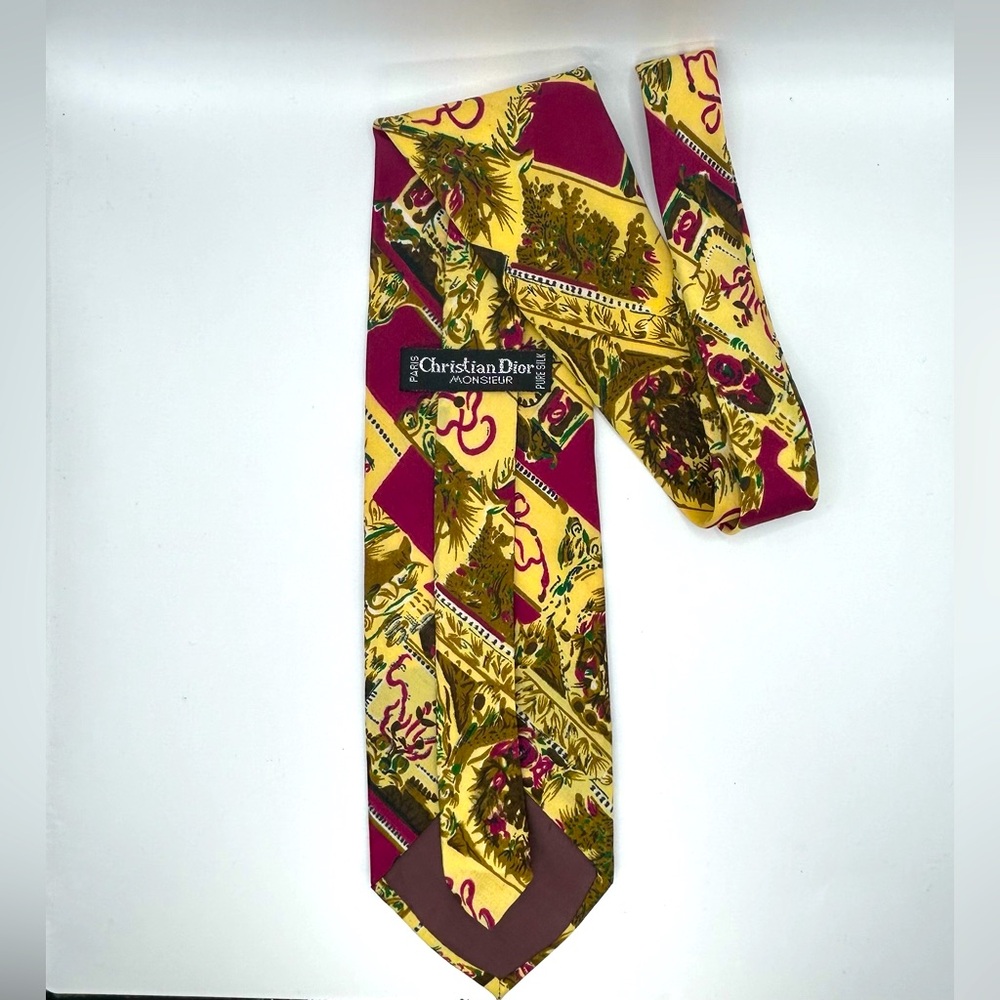 Vintage Christian Dior Monsieur Silk Tie